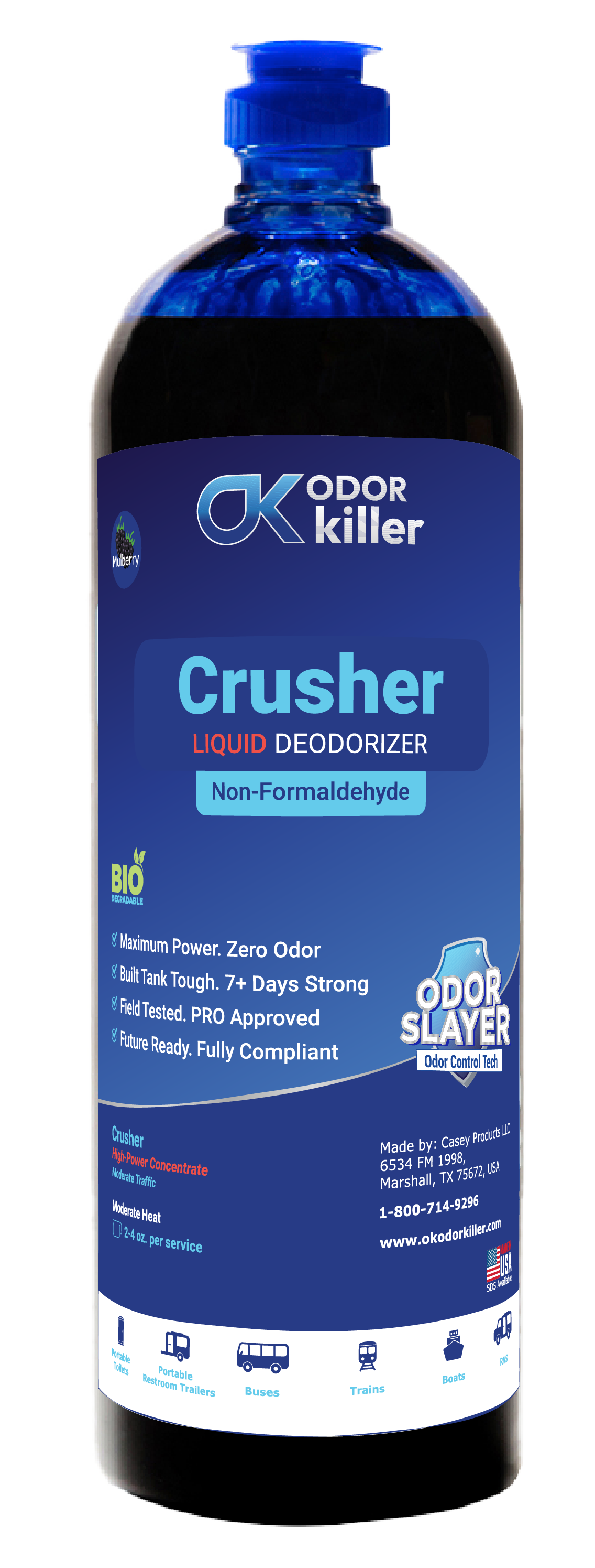 OK! Crusher Squeeze Bottle (1 Liter Case of 12)