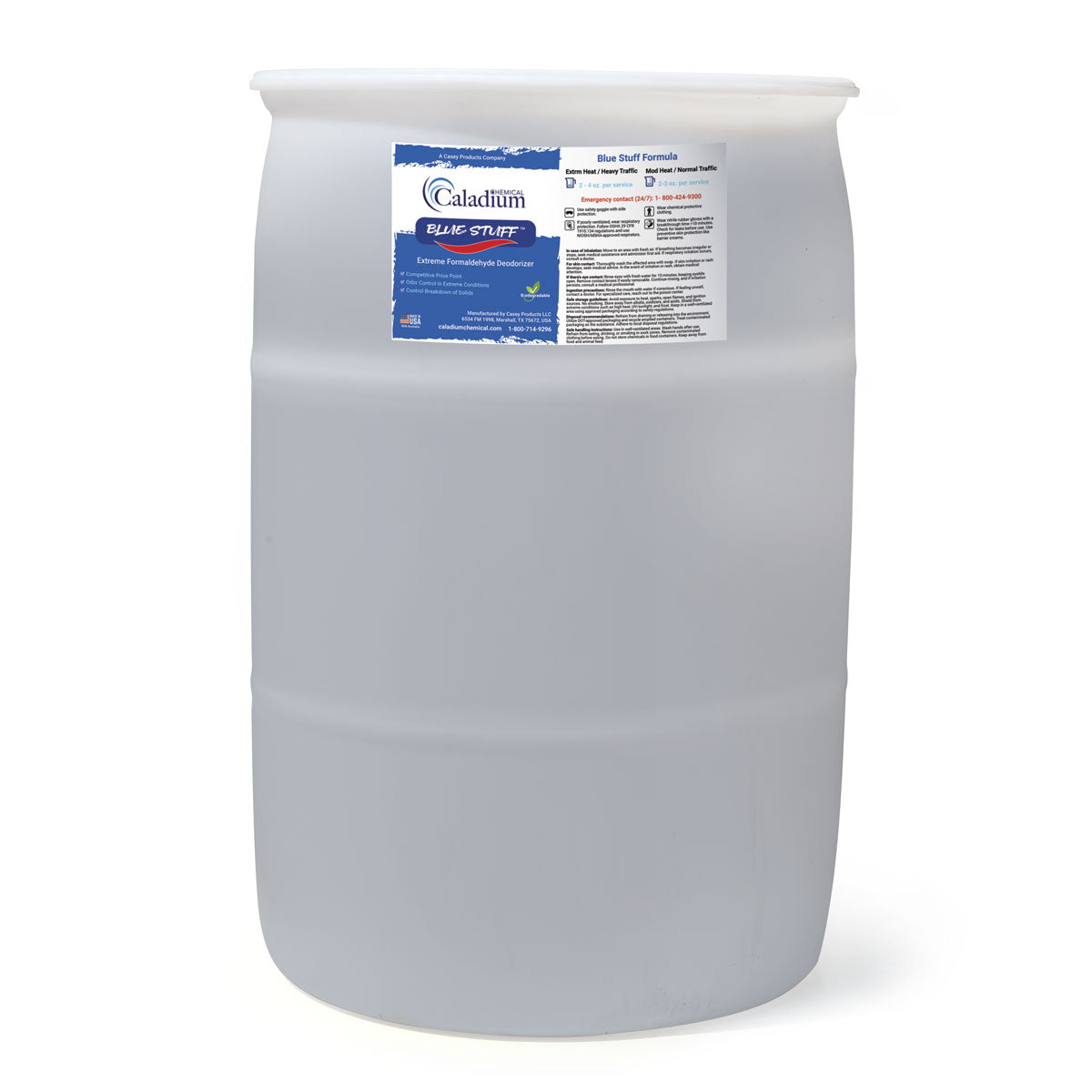 BLUE STUFF 55 GAL DRUM